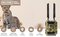 Celular al aire libre 4 G vida salvaje animal detector satélite juego Cámara rastro cámara con tarjeta SIM