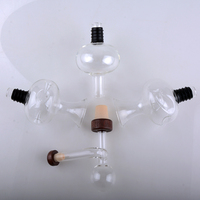 Aérateur à vin transparent soufflé à la main, design classique, capacité 50ml 100ml 150ml, carafe, accessoires de bar, vin rouge