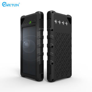 Vente chaude Mince Étanche Portable Solaire Powerbank 16000mAh <span class=keywords><strong>Chargeur</strong></span> Power Bank Flash Lumière Solaire Power Banks <span class=keywords><strong>Chargeur</strong></span> - Product Image 1