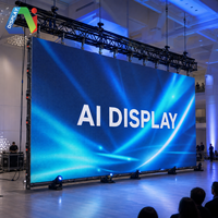 Pantalla LED de Alquiler AI Display P1.5 P2.6 P3.9, Pantalla de Video Móvil para Escenarios, Elevador, Gabinete Ligero, Despliegue Rápido