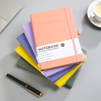 Fabricant de cahier à bracelet en cuir PU personnalisé Lvory blanc ligné page intérieure créativité bureau bloc-notes Production rapide pour la vente au détail