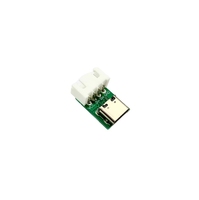 Carte de test mère TYPE-C avec double face positive et négative enfichable USB3.1 16P à 2.54 carte adaptateur d'alimentation à courant élevé. XH
