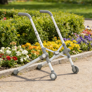 Déambulateur pliable pour personnes âgées, aide à la marche, canne, aide à la mobilité, aide à la rééducation, déambulateur avec main courante - Product Image 3