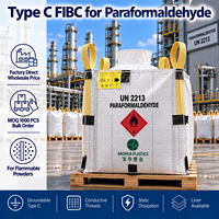 Sac Jumbo Conducteur Type C FIBC 1000kg UN2213 pour Poudre de Paraformaldéhyde, Sac de Stockage Robuste et Mise à la Terre Facile, Approvisionnement en Vrac