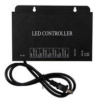 Contrôleur LED Art-Net H802RA pour 4096 pixels, compatible avec les bandes lumineuses WS2811 WS2812, contrôleur de pixels LED DMX512 DMX Artnet