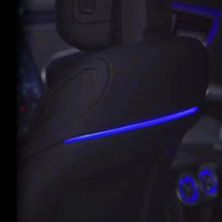 Kit d'éclairage d'ambiance complet W206 64 couleurs avec tweeter rotatif 4D pour grille d'aération, accessoire LED intérieur pour Mercedes-Benz Classe C W206
