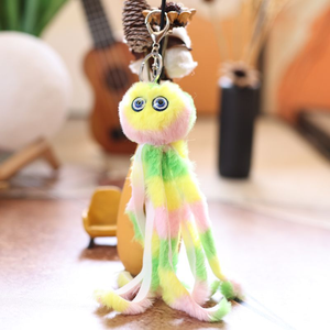 พวงกุญแจตุ๊กตาปลาหมึกน่ารักหลากสีสัน ของเล่นสัตว์ทะเลแบบตุ๊กตา สำหรับของขวัญส่งเสริมการขาย ขายส่ง - Product Image 4
