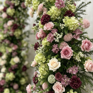 ดอกไม้ปลอมสำหรับตกแต่งซุ้มงานแต่งงานทำมือคละสีการจำลองสูงสไตล์โรแมนติกชวนฝัน - Product Image 3