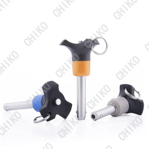 Fábrica de sujetadores de China PA6 Mango de plástico Pin de liberación rápida de precisión Pin de posicionamiento <span class=keywords><strong>BLP</strong></span> Pasador de bloqueo de cabeza esférica - Product Image 5