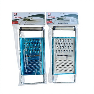 12-Piece Stainless Steel Multi-Function Three-in-One Flat Grater Set with Pipe Handle - Product Image 1