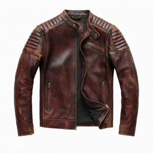 Veste <span class=keywords><strong>de</strong></span> motard à revers pour homme, manteau <span class=keywords><strong>de</strong></span> <span class=keywords><strong>travail</strong></span> vintage pour jeunes et hommes d'âge moyen, veste style <span class=keywords><strong>Carhartt</strong></span> - Product Image 1