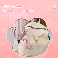 Créativité amusante mignon rose patte chat griffe chargeur cordon enfants fille multi chargeur cordon dessin animé porte-clés téléphone 3 en 1 câble de charge USB