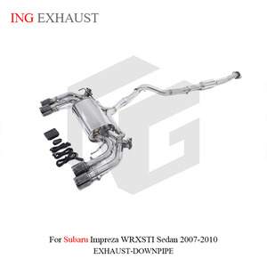Válvula de escape de acero inoxidable de alta calidad ING Catback para <span class=keywords><strong>Subaru</strong></span> <span class=keywords><strong>Impreza</strong></span> WRXSTI Sedan 2007-<span class=keywords><strong>2010</strong></span> con piezas de tubería de rendimiento - Product Image 5