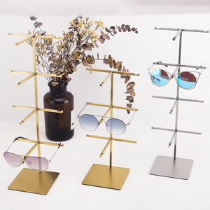 Expositor de Gafas y Lentes de Sol Portátil Moderno de Acero Inoxidable Multicapa Personalizado para Sala de Exhibición de Gafas - Product Image 2