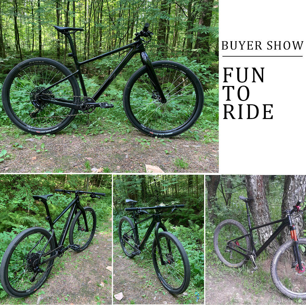 29er Carbon Fiber Hardtail Mountain Bike Frame Customizable Oem