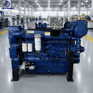 เครื่องยนต์ดีเซลสำหรับเรือเดินทะเล ยี่ห้อ Professional Brand รุ่น GP618C-240kw 320 แรงม้า 6 สูบ แบบ Inboard ระบบระบายความร้อนด้วยน้ำ 4 จังหวะ พร้อมระบบไฟฟ้า - Product Image 4