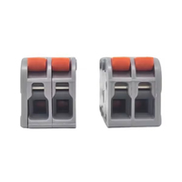 Xinsheng Schnellverbinder für Kabel 222 SPL-2 2-Wege Gerader Spleißverbinder Push-Wire-Verbinder