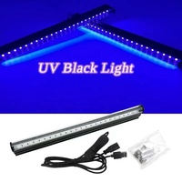 395-410nm 24LEDs 5 v USB UV Purple Light 365 Violet T5 Tube pour décoration de fête de vacances