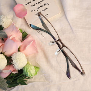 半額アルミニウムマグネシウムスクエアガラスレンズ光学ガラスブルーライトブロック - Product Image 2