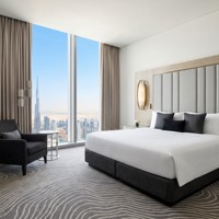5-Sterne Hotelmöbel-Set für Schlafzimmer mit L-förmigem Ecksofa und rundem Beistelltisch für Blickaufnahmen