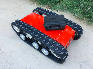 Châssis <span class=keywords><strong>de</strong></span> robot à chenilles en caoutchouc pour robot <span class=keywords><strong>de</strong></span> petite taille, déplacement à 6 km/h environ - Product Image 2