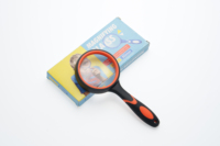 Factory Wholesale Classic Handle Magnifying Glass Plastic Cheap Magnifiers for Reading