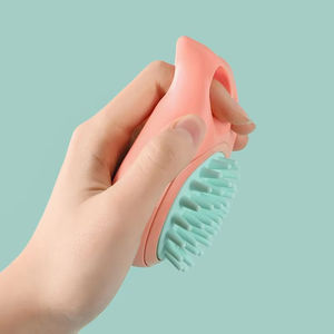 Cepillo de Silicona Suave para Perros y Gatos, Masajeador para Champú de Mascotas, Cepillo de Baño y Aseo, Cepillo de Goma de Silicona Suave para Pelo Corto - Product Image 4