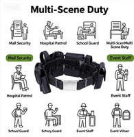 Ensemble tactique multifonctionnel polyvalent, système d'équipement modulaire de sécurité, ceinture de service moulée pour les forces de l'ordre