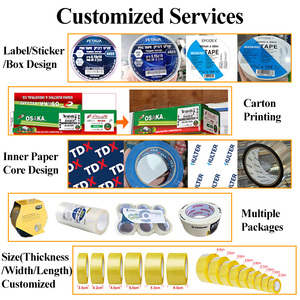 Tiếng ồn thấp đóng gói con dấu <span class=keywords><strong>Bopp</strong></span> carton in logo không ồn ào im lặng dính tùy chỉnh OPP bao bì rõ ràng Băng nhà máy trong suốt - Product Image 6