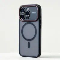    Coque de protection intégrale pour objectif d'appareil photo pour iPhone 17 Pro Max 16 15 14 13, compatible avec le chargement sans fil, anti-chute, finition mate rigide