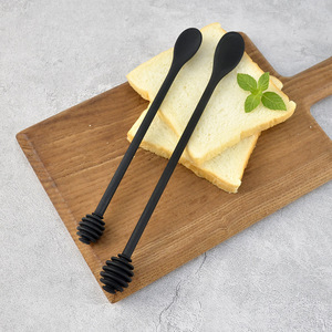 Tốt nhất bán Silicone trộn khuấy thìa dài xử lý dày lên mật ong muỗng cà phê đá muỗng - Product Image 2