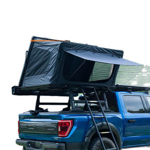 Tente de toit de voiture en alliage d'aluminium à ouverture latérale, grand espace, double couche, imperméable, quatre saisons, pour l'extérieur et la famille - Product Image 1