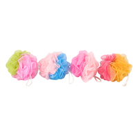 Luffa coloré blanc exfoliant doux bain douche éponge Pouf fournir toutes les couleurs Pantone comme demande de l'acheteur