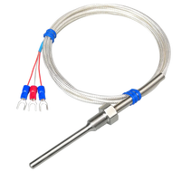 En Acier Inoxydable Étanche Filetage Fixe Pt100 Platine Résistance Thermique Capteur de Température K/E Thermocouple Sonde de Température