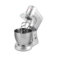 Mélangeur planétaire électrique industriel de 7 L pour usage intensif, mélangeur à farine pour boulangerie, 220 V/110 V, 0-280 tr/min