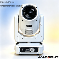 Projecteur Beam Mobile 295W Haute Performance avec Gobos Clairs et Couleurs Riches et Vibrantes pour DJ, Mariages et Petites Scènes