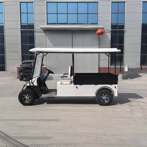 Chariot de golf électrique 2 places le plus vendu avec benne de chargement – Véhicule utilitaire électrique pour le transport de marchandises - Product Image 4