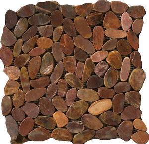 <span class=keywords><strong>Tapis</strong></span> <span class=keywords><strong>de</strong></span> <span class=keywords><strong>massage</strong></span> en galets lisses polis, imperméable, antidérapant, pour la réflexologie, pour la maison et la salle <span class=keywords><strong>de</strong></span> bain - Product Image 5