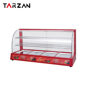 ตู้โชว์อาหารอุ่นร้อน Tarzan 3 ชั้น แบบ LED สำหรับ<span class=keywords><strong>ร้าน</strong></span>เบเกอรี่และร้านกาแฟ - Product Image 2