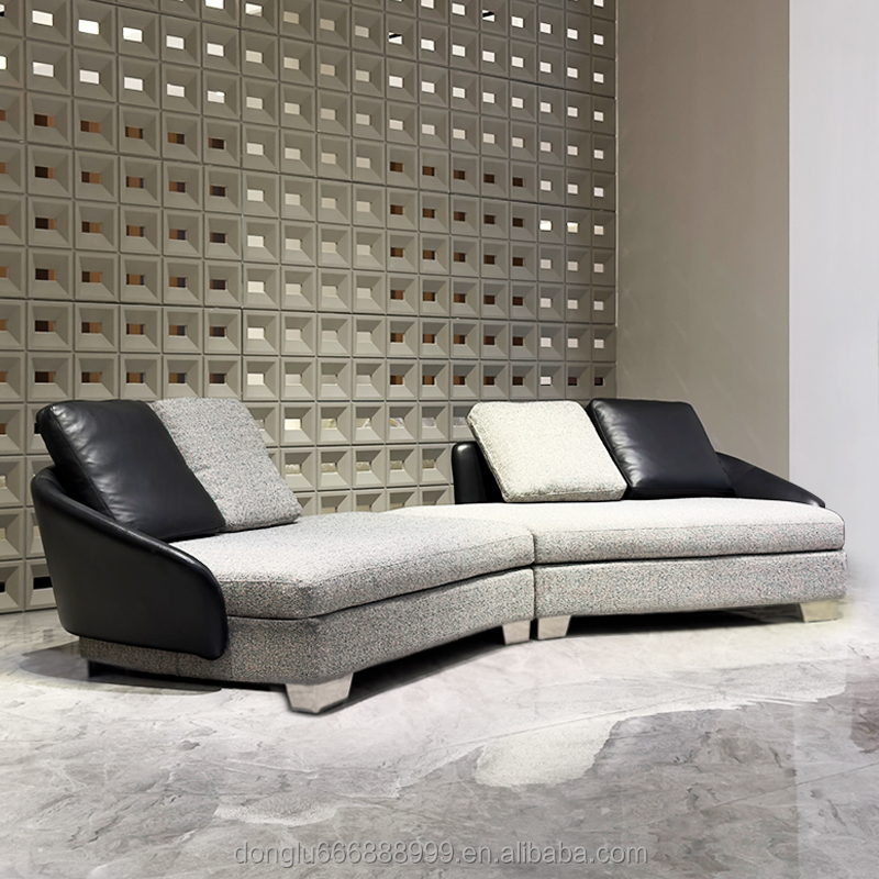 Modern Lawson Sofa - High Quality Fabric & Leather Set