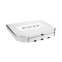 Boîte d'emballage alimentaire jetable écologique personnalisable pour pizza et gâteaux à emporter, boîte cadeau aseptique portable pour collations