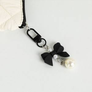 กระเป๋าใส่ลิปสติกขนาดเล็กลายควิลท์รูปโบว์หวานกระเป๋าใส่เหรียญกระเป๋าเก็บเครื่องสำอางแบบพกพาของผู้หญิงกระเป๋า<span class=keywords><strong>แต่งหน้า</strong></span>ส่วนบุคคล - Product Image 6