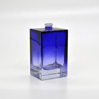 Flacon de parfum en verre rectangulaire vide de 100 ml, design moderne et luxueux, personnalisable
