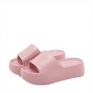 Women's High-Platform Thick Sole Sandals Slides Non-Slip Summer PVC Lining Slipper Light Weight Hard-Wearing Flexible Flat - Product Image 2