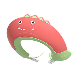 Chapeau <span class=keywords><strong>de</strong></span> douche en silicone souple pour les tout-petits, mignon visière <span class=keywords><strong>de</strong></span> <span class=keywords><strong>bain</strong></span> <span class=keywords><strong>de</strong></span> dinosaure avec pour les yeux. - Product Image 2