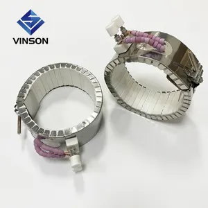 Vinson Ce Industriële Elektrische Extruder Verwarmingselement Keramische Geïsoleerde Band Heater Voor Spuitgietmachines
