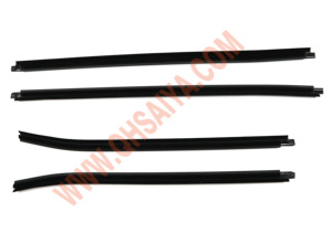 Guarnizioni per Vetri <span class=keywords><strong>Auto</strong></span>, Strisce Antipioggia per Porte 68161-0K010 68162-0K010 per Toyota HILUX GGN #   KUN #    LAN #   TGN #   2005-2015 - Product Image 3
