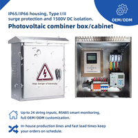 Boîtier de distribution pour raccordement photovoltaïque au réseau avec protection contre la rétrocoupée et anti-îlotisation, armoire de contrôle solaire