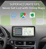 Autoradio multimédia Android 10,25 pouces avec système de navigation Linux, Carplay pour Audi Q5 2009-2016