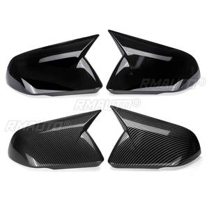 Car Rearview Side <b>Mirror</b> Cover Wing Cap Exterior <b>Door</b> Rear View Case Trim Sticker for Ford for Mustang 2015 2016 2017-2021 - Product Image 2